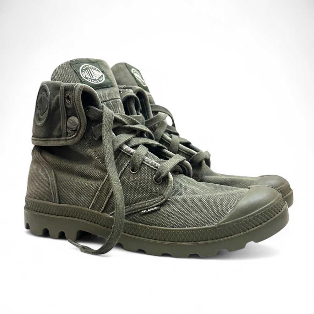 Palladium Pallabrousse Baggy Army Green Combat Boots